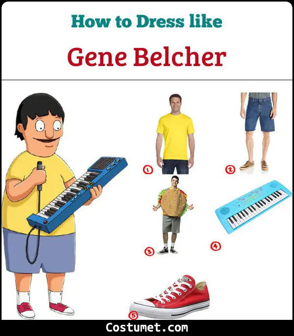 Gene Belcher Costume for Cosplay & Halloween