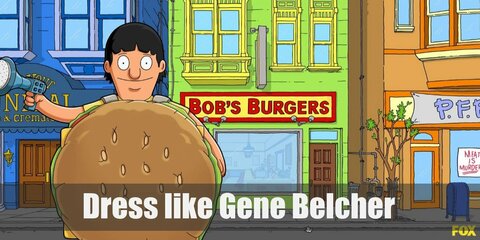 Gene Belcher’s clothes are simple and casual, good for every day wear. He prefers a bright yellow shirt, denim shirts, and red sneakers.  