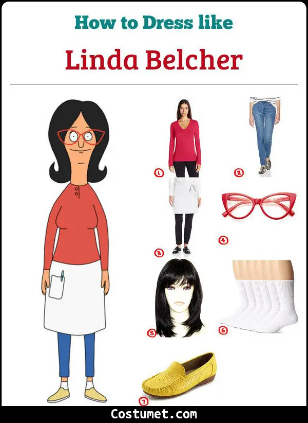 Linda Belcher Costume for Cosplay & Halloween