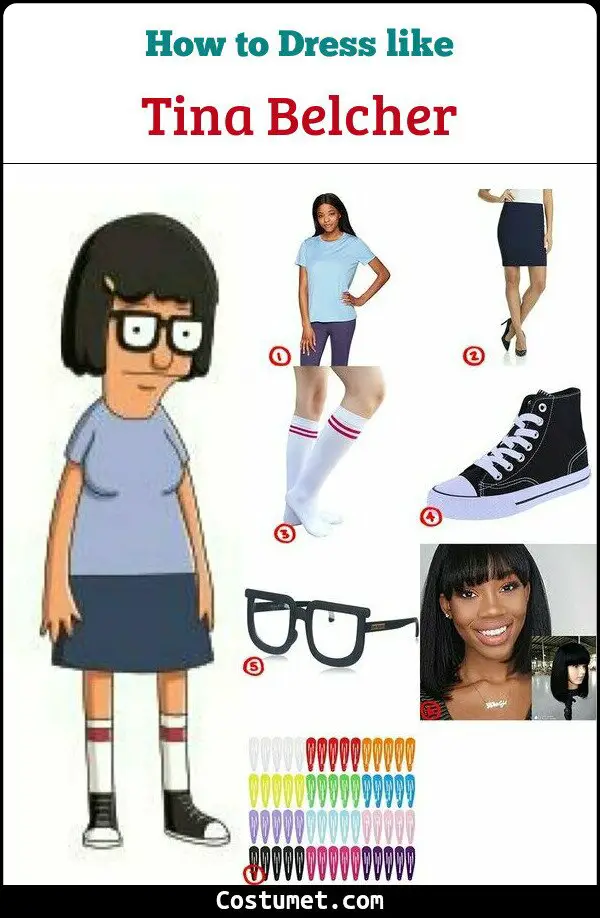 Tina Belcher Costume for Cosplay & Halloween