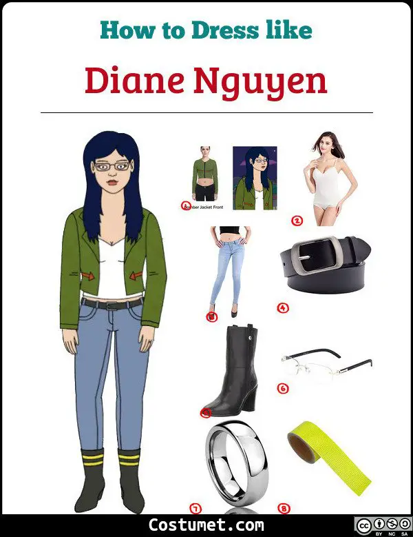 Diane Nguyen Costume for Cosplay & Halloween