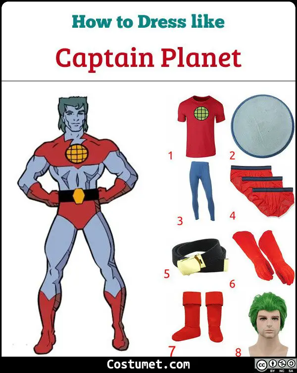 Captain Planet Costume for Cosplay & Halloween