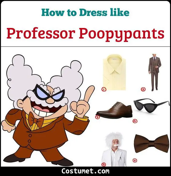 Professor Poopypants Costume for Cosplay & Halloween