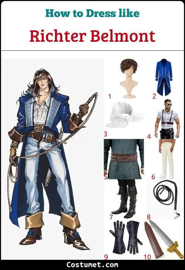 Richter Belmont Costume for Cosplay & Halloween