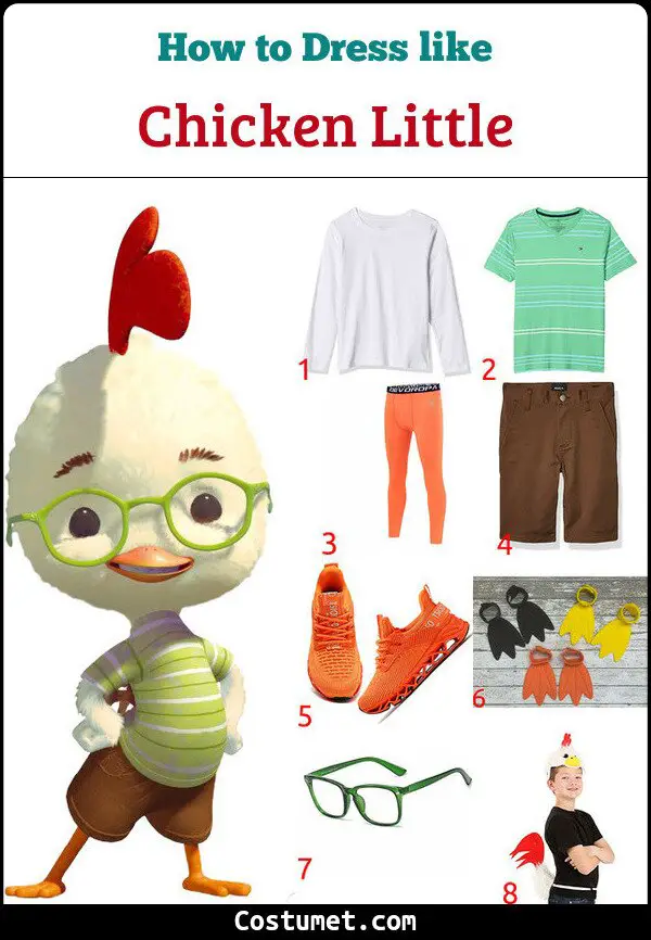 Chicken Little Costume for Cosplay & Halloween