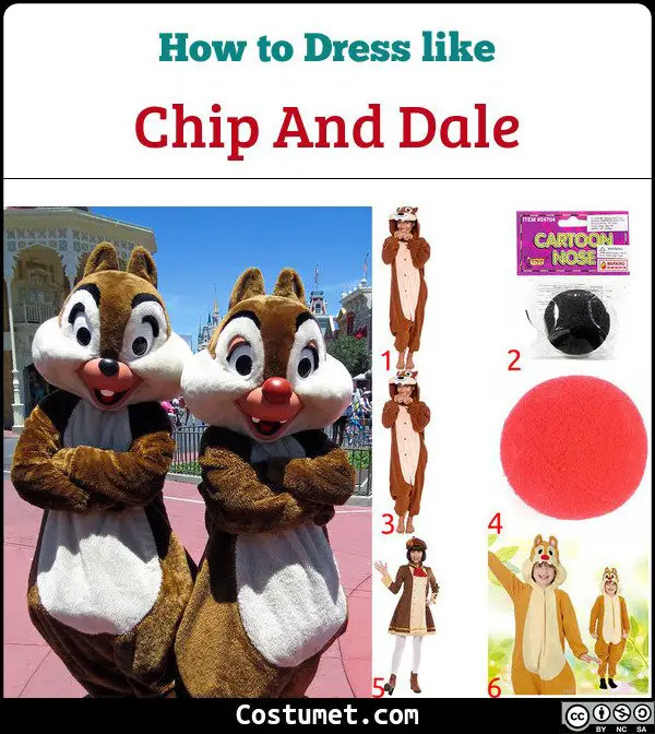 Chip And Dale Costume for Cosplay & Halloween