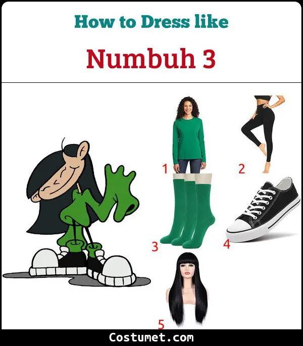 Numbuh 3 Costume for Cosplay & Halloween