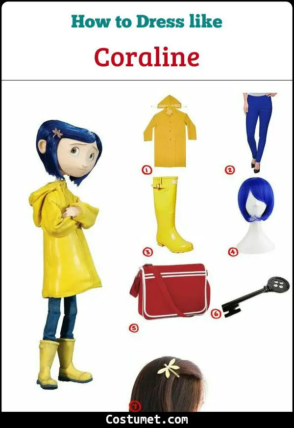 Coraline Costume For Cosplay Halloween - coraline roblox outfits. 