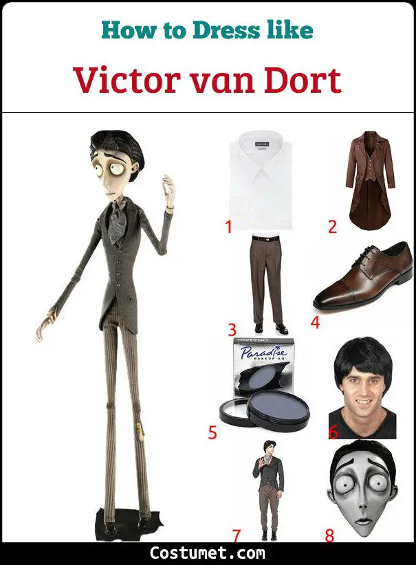 Victor van Dort Costume for Cosplay & Halloween