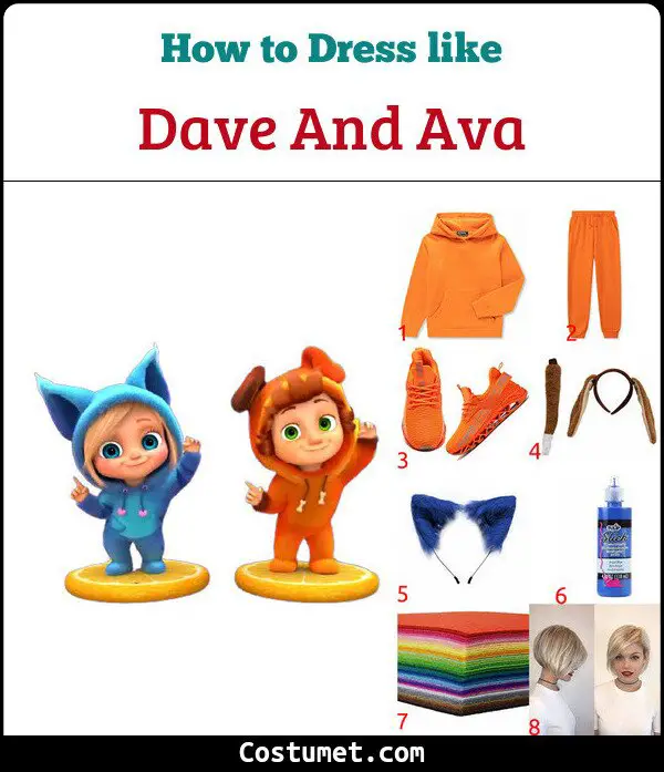 Dave And Ava Costume for Cosplay & Halloween