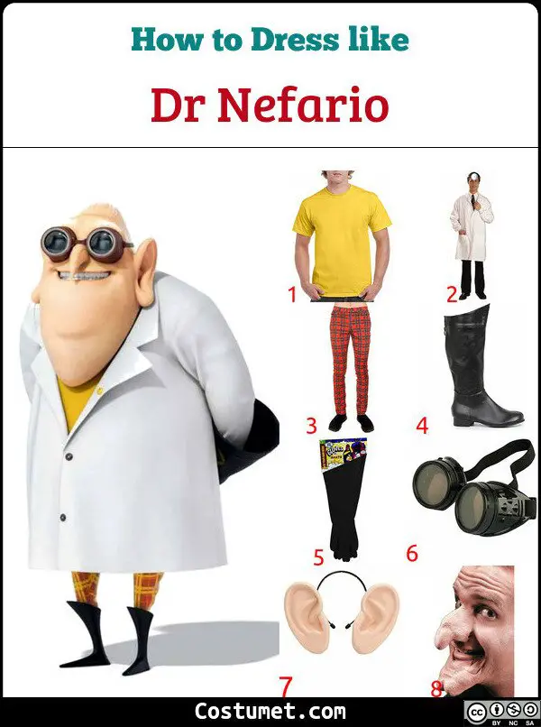 Dr Nefario Costume for Cosplay & Halloween