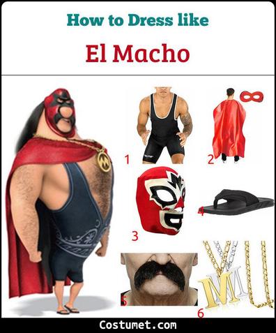 El Macho (Despicable Me) Costume for Cosplay & Halloween 2023