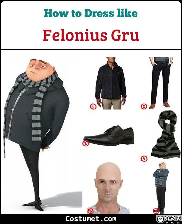 Felonius Gru Costume for Cosplay & Halloween