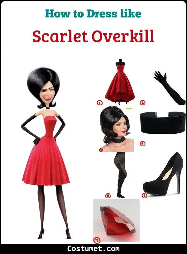 Scarlet Overkill Costume for Cosplay & Halloween