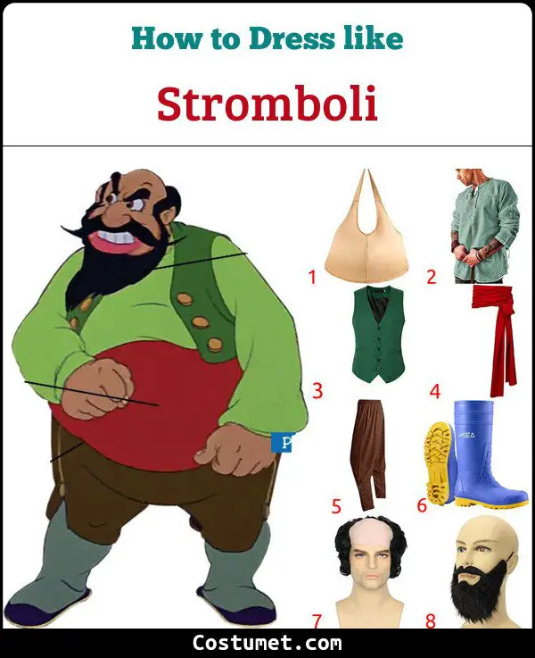 Stromboli Costume for Cosplay & Halloween