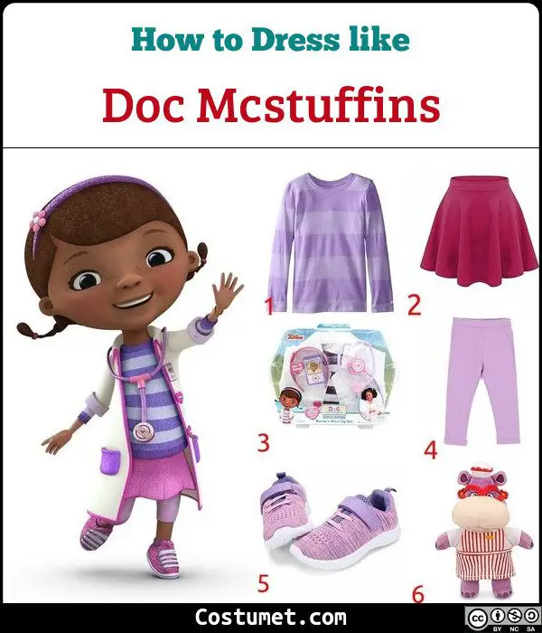 Doc Mcstuffins Costume for Cosplay & Halloween