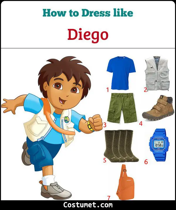 Diego Costume for Cosplay & Halloween