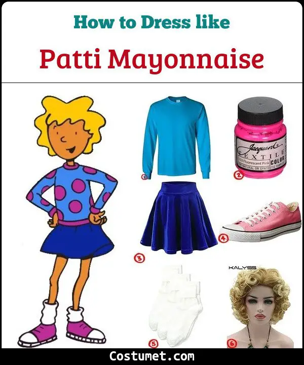 Patti Mayonnaise Costume for Cosplay & Halloween