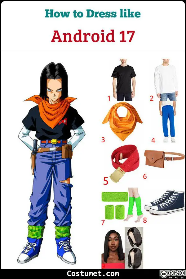 Android 17 Costume for Cosplay & Halloween