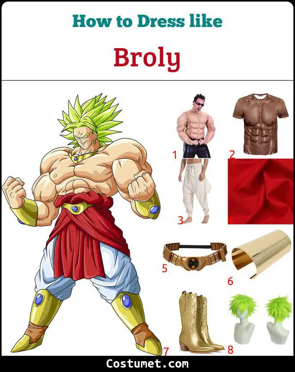 Broly Costume for Cosplay & Halloween