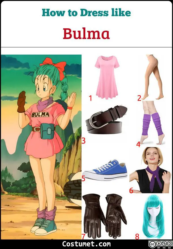 Bulma Costume for Cosplay & Halloween