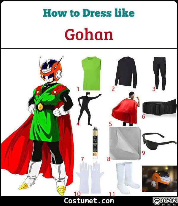 Gohan Costume for Cosplay & Halloween