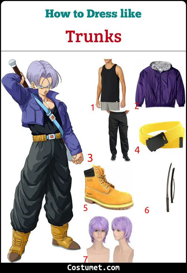 Trunks Costume for Cosplay & Halloween