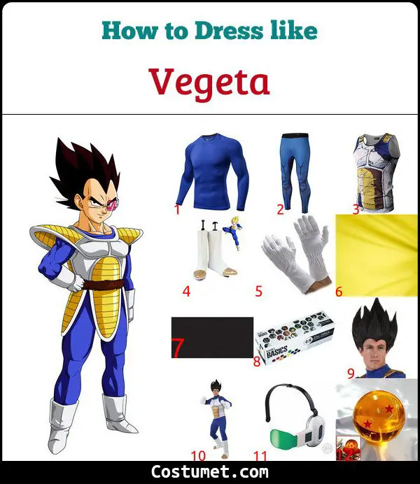 Vegeta Costume for Cosplay & Halloween