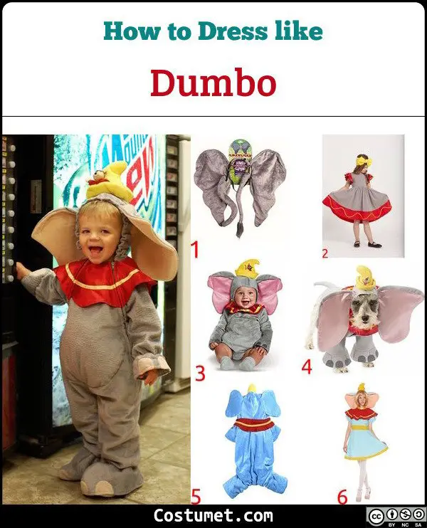 Dumbo Costume for Cosplay & Halloween