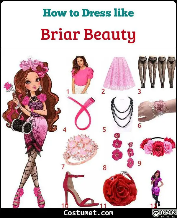 Briar Beauty Costume for Cosplay & Halloween