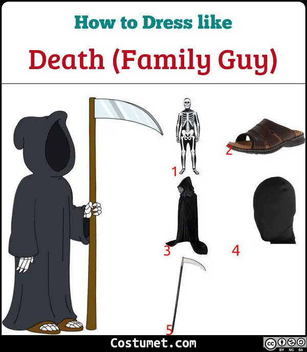 Death Costume for Cosplay & Halloween