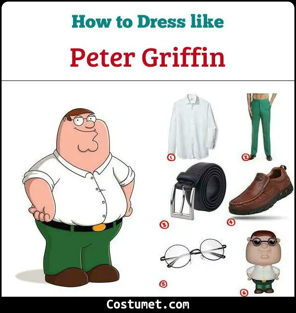 Peter Griffin Costume for Cosplay & Halloween