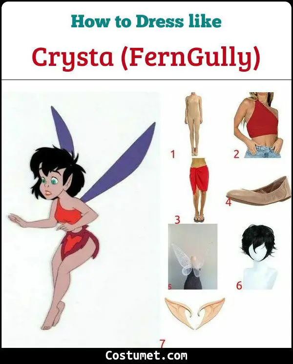 Crysta (FernGully) Costume for Cosplay & Halloween