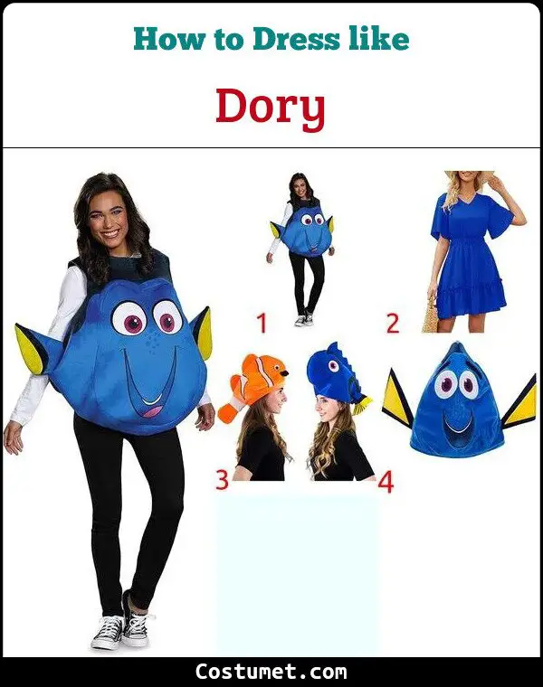 Dory Costume for Cosplay & Halloween