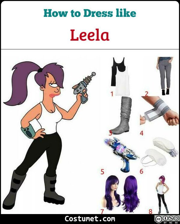 How to Make Leela Costume.
