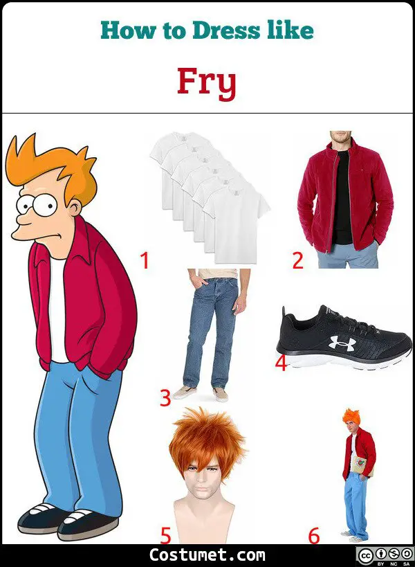 Fry Costume for Cosplay & Halloween