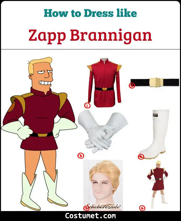 Zapp Brannigan Costume for Cosplay & Halloween