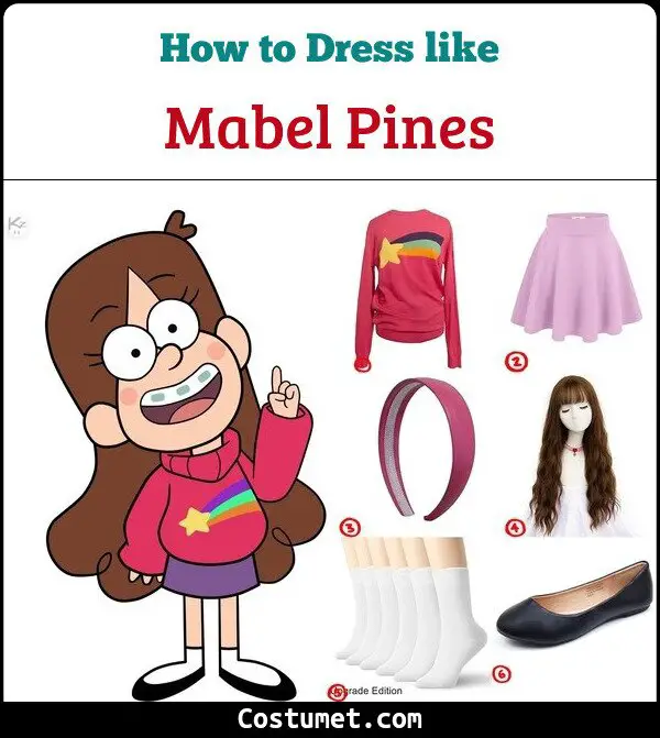 Mabel Pines Costume for Cosplay & Halloween