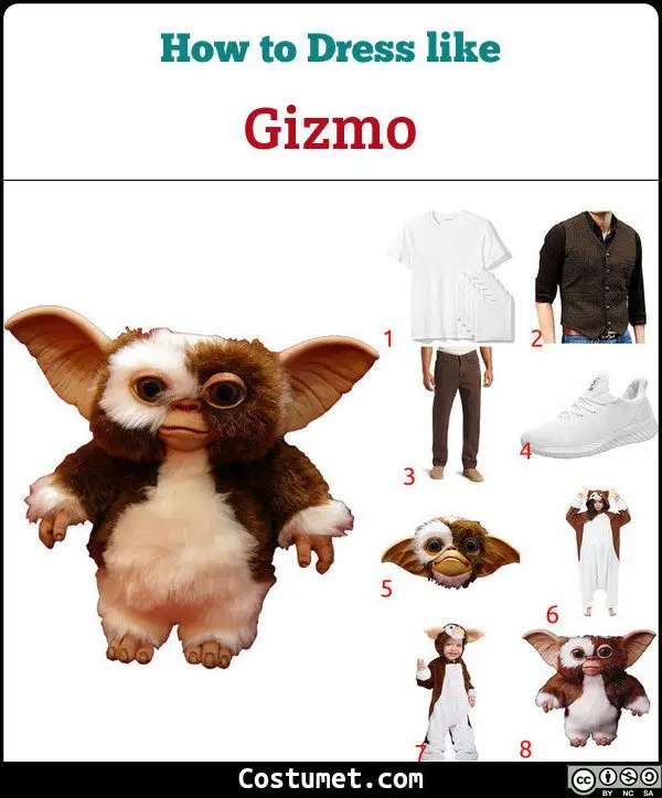 Gizmo Gremlins Costume for Cosplay & Halloween