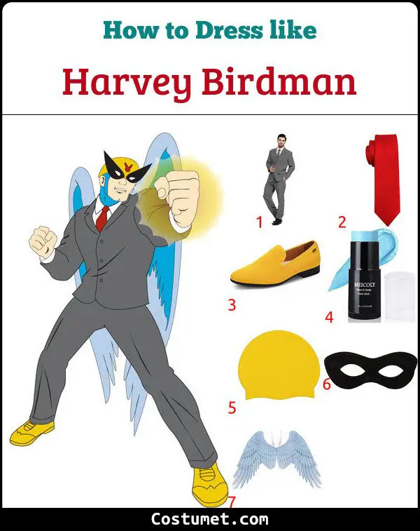 Harvey Birdman Costume for Cosplay & Halloween