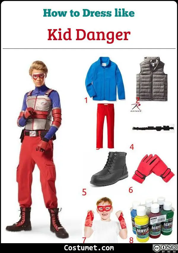 Kid Danger Costume for Cosplay & Halloween