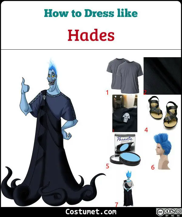 Hades Costume for Cosplay & Halloween