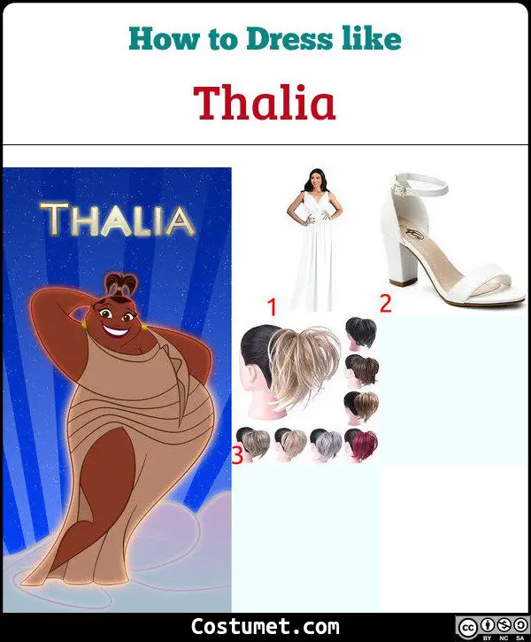 Thalia (Muses from Hercules) Costume for Cosplay & Halloween