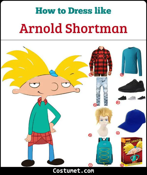 Arnold Shortman Costume for Cosplay & Halloween