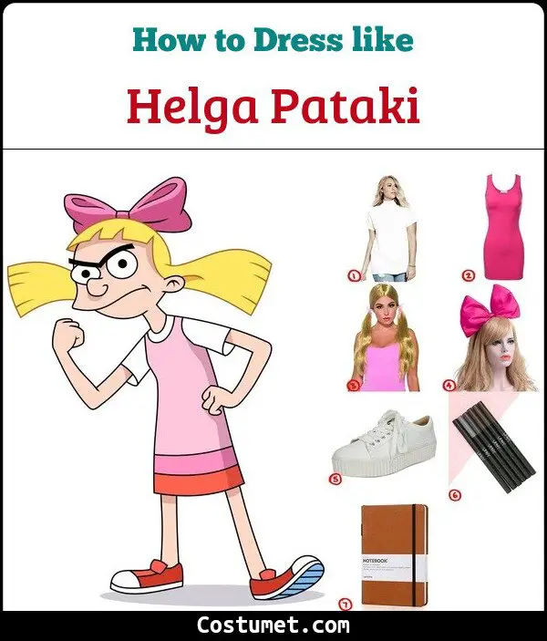 Helga Pataki Costume for Cosplay & Halloween