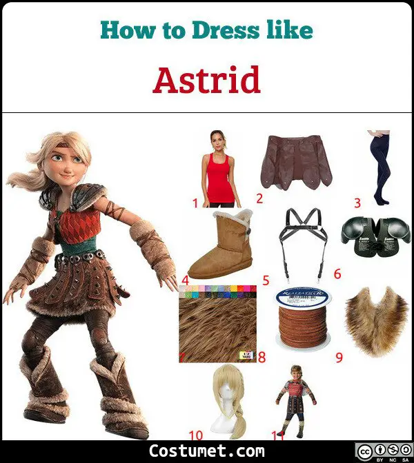 Astrid Costume for Cosplay & Halloween