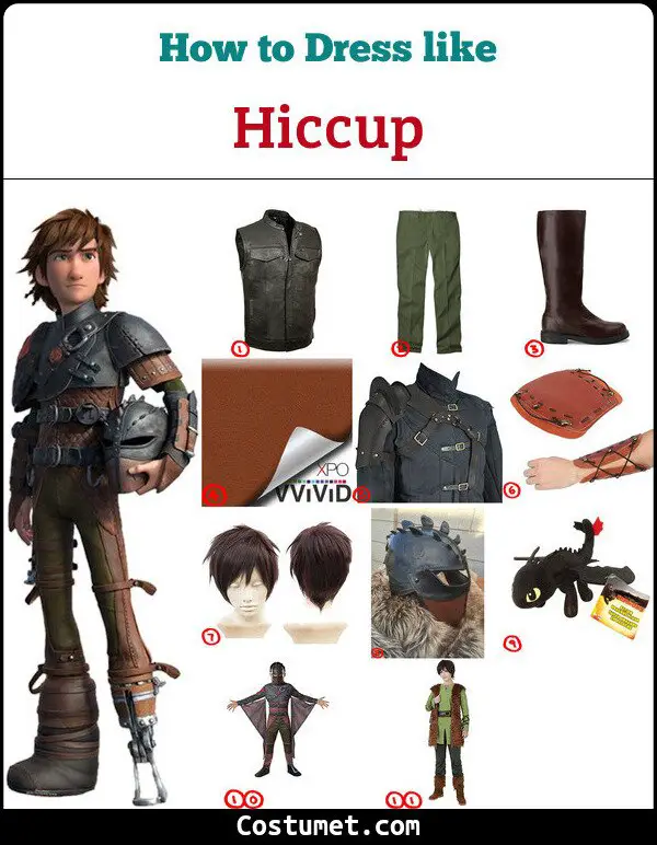 Hiccup Costume for Cosplay & Halloween