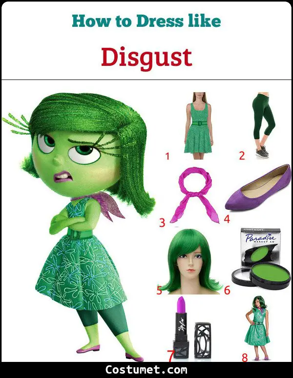 Disgust Costume for Cosplay & Halloween