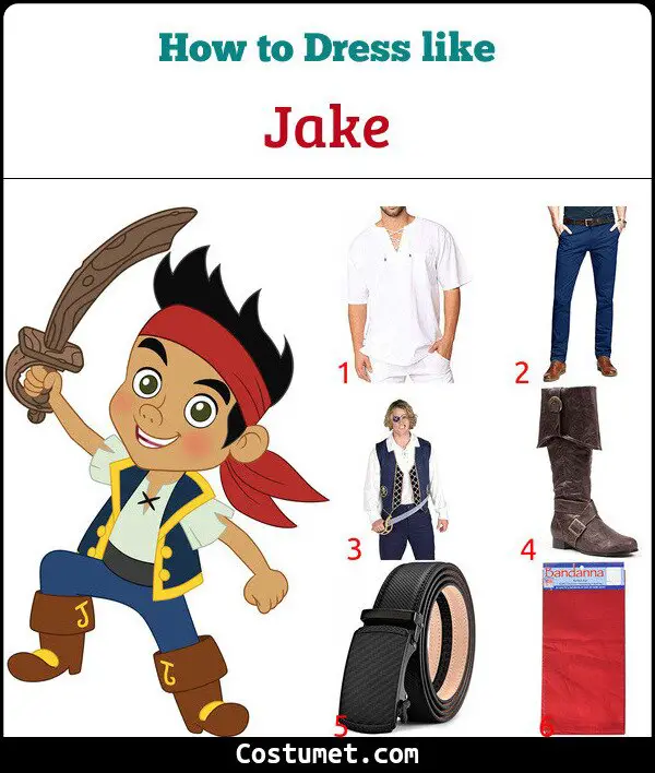 Jake Costume for Cosplay & Halloween