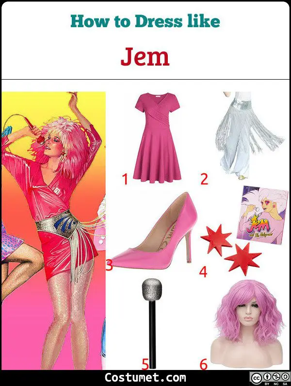 Jem And The Holograms Costume for Cosplay & Halloween